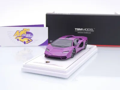 TSM Models 430854 # Lamborghini Countach LPI800-4 Baujahr 2023 " Viola 30th " 1:43