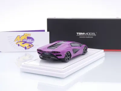 Preview: TSM Models 430854 # Lamborghini Countach LPI800-4 Baujahr 2023 " Viola 30th " 1:43