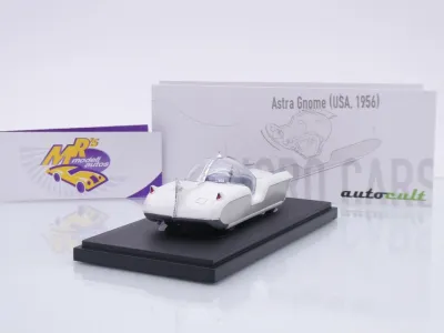 Preview: Autocult 03027 # Astra Gnome Concept Car Baujahr 1956 " weiß-silber " 1:43