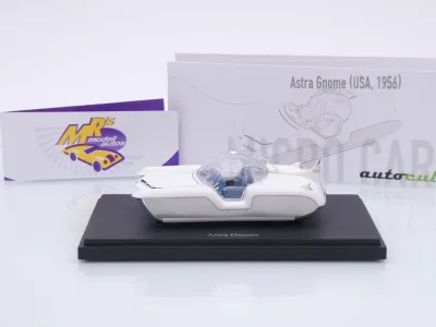 Preview: Autocult 03027 # Astra Gnome Concept Car Baujahr 1956 " weiß-silber " 1:43