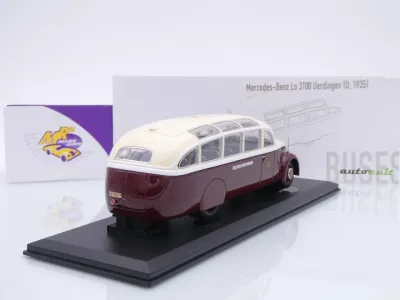 Preview: Autocult 10015-2 # Mercedes-Benz Lo 3100 Uerdingen Bus  Baujahr 1935 " Reichsbahn " 1:43