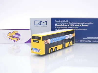Preview: Rietze 78029 # Alexander Dennis Enviro 500 Doppeldeckerbus " BVG Lasermed " 1:87