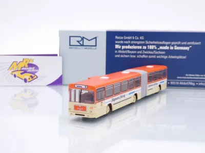 Rietze 75123 # MAN SG 192 Gelenkbus " MVG München Allgemeine Zeitung " 1:87