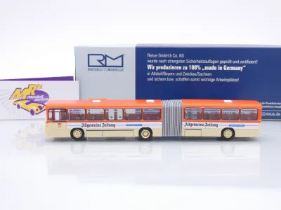 Preview: Rietze 75123 # MAN SG 192 Gelenkbus " MVG München Allgemeine Zeitung " 1:87