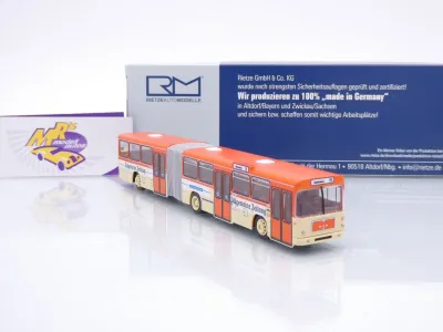 Preview: Rietze 75123 # MAN SG 192 Gelenkbus " MVG München Allgemeine Zeitung " 1:87