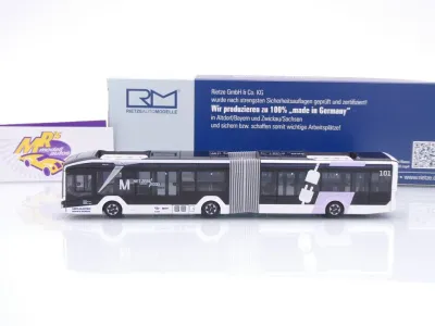 Preview: Rietze 76521 # MAN Lion's City 18 E Gelenkbus " Flughafen München " 1:87