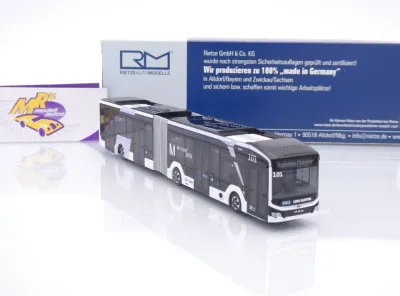 Preview: Rietze 76521 # MAN Lion's City 18 E Gelenkbus " Flughafen München " 1:87