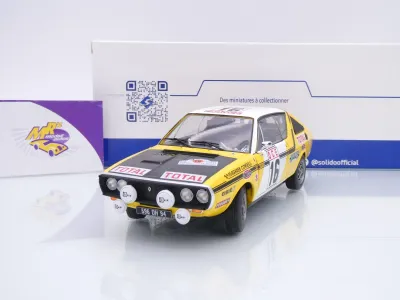 Solido S1803709 # Renault 17 Gordini #16 6th Rallye Marokko 1976 " Prive - Tilber " 1:18