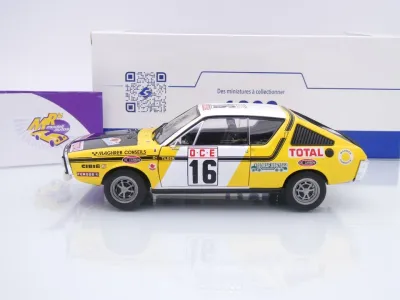 Preview: Solido S1803709 # Renault 17 Gordini #16 6th Rallye Marokko 1976 " Prive - Tilber " 1:18