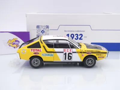 Preview: Solido S1803709 # Renault 17 Gordini #16 6th Rallye Marokko 1976 " Prive - Tilber " 1:18