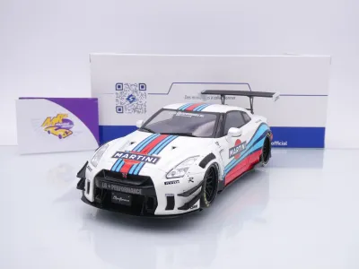 Solido S1805819 # Nissan Skyline GT-R R35 Baujahr 2024 " Liberty Walk - Martini Racing " 1:18