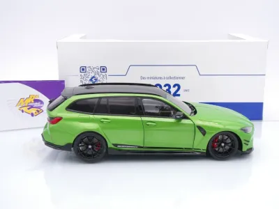 Preview: Solido S1813703 # BMW M3 (G81) Competition Touring Baujahr 2024 " Apfelgrünmetallic  " 1:18