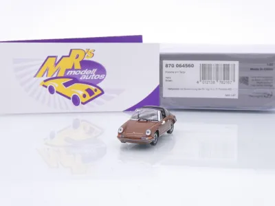 Minichamps 870064560 # Porsche 911T Targa Baujahr 1972 " braun " 1:87