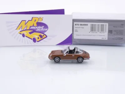 Preview: Minichamps 870064560 # Porsche 911T Targa Baujahr 1972 " braun " 1:87