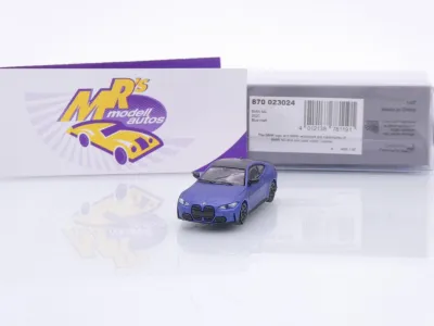 Minichamps 870023024 # BMW M4 G82 Limousine Baujahr 2020 " mattblaumetallic " 1:87