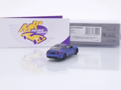 Preview: Minichamps 870023024 # BMW M4 G82 Limousine Baujahr 2020 " mattblaumetallic " 1:87