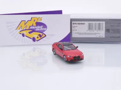 Preview: Minichamps 870023021 # BMW M4 G82 Limousine Baujahr 2020 " rotmetallic " 1:87