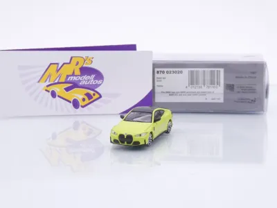 Minichamps 870023020 # BMW M4 G82 Coupe Baujahr 2020 " Sao Paulo Gelb " 1:87