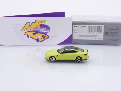 Preview: Minichamps 870023020 # BMW M4 G82 Coupe Baujahr 2020 " Sao Paulo Gelb " 1:87