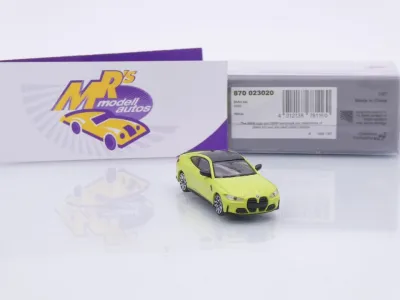 Preview: Minichamps 870023020 # BMW M4 G82 Coupe Baujahr 2020 " Sao Paulo Gelb " 1:87