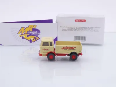 Preview: Wiking 0509 05 # Mercedes-Benz Schwerlastzugmaschine Baujahr 1963-67 " Pieper Spedition " 1:87