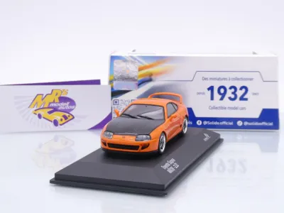 Solido S4314006 # Toyota Supra MK IV 2JZ Baujahr 2001 " Orange Custom " 1:43