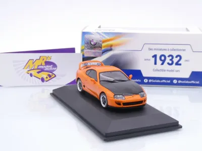 Preview: Solido S4314006 # Toyota Supra MK IV 2JZ Baujahr 2001 " Orange Custom " 1:43