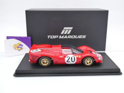 Preview: Top Marques TOP146C # Ferrari 330 P4 Spider #20 24h Le Mans 1967 " Nino Vaccarella - Chris Amon " 1:18