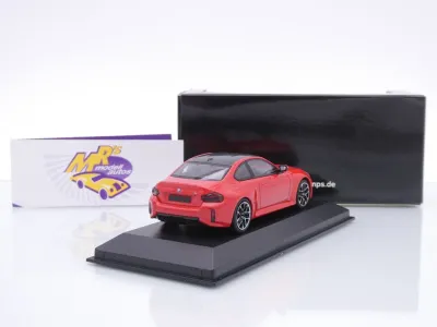Preview: Minichamps 410023120 # BMW M2 (G87) Coupe Baujahr 2023 " Toronto Rot metallic " 1:43