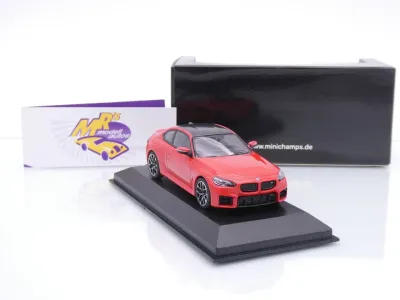 Preview: Minichamps 410023120 # BMW M2 (G87) Coupe Baujahr 2023 " Toronto Rot metallic " 1:43