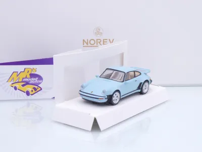 Norev 750076 # Porsche 911 Turbo Baujahr 1978 " hellblau " 1:43