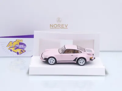 Preview: Norev 750075 # Porsche 911 Turbo Baujahr 1978 " rosa " 1:43