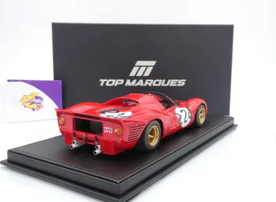 Preview: Top Marques TOP146B # Ferrari 330 P4 Spider Targa Florio 1967 " Nino Vaccarella - Ludovico Scarfiotti " 1:18