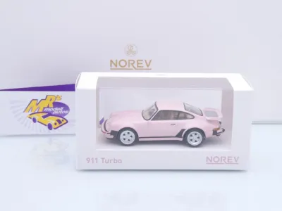 Preview: Norev 750075 # Porsche 911 Turbo Baujahr 1978 " rosa " 1:43