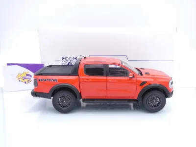 Preview: Solido S1813901 # Ford Ranger Raptor Pick-Up Baujahr 2024 " orange " 1:18