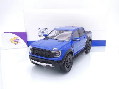 Solido S1813902 # Ford Ranger Raptor Pick-Up Baujahr 2024 " blaumetallic " 1:18