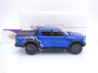 Preview: Solido S1813902 # Ford Ranger Raptor Pick-Up Baujahr 2024 " blaumetallic " 1:18