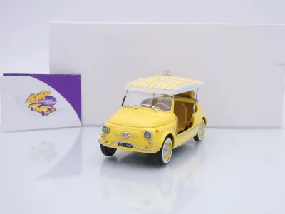 Norev 187790 # Fiat 500 Jolly Kleinwagen Baujahr 1965 " gelb " 1:18