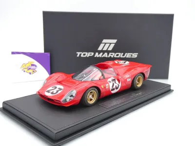 Top Marques TOP146A # Ferrari 330 P4 Spider #23 24h Daytona 1967 " Chris Amon - Lorenzo Bandini " 1:18