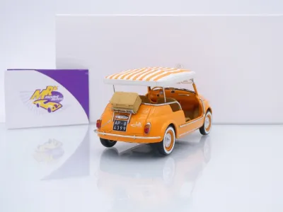 Preview: Norev 187791 # Fiat 500 Jolly Kleinwagen Baujahr 1965 " orange " 1:18