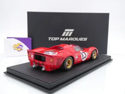 Preview: Top Marques TOP146A # Ferrari 330 P4 Spider #23 24h Daytona 1967 " Chris Amon - Lorenzo Bandini " 1:18