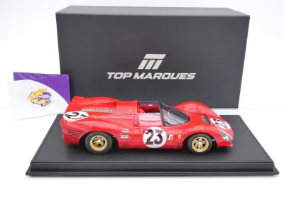 Preview: Top Marques TOP146A # Ferrari 330 P4 Spider #23 24h Daytona 1967 " Chris Amon - Lorenzo Bandini " 1:18