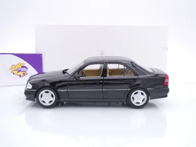 Preview: Norev 183381 # Mercedes-Benz AMG C36 (W202) Limousine Baujahr 1993 " schwarzmetallic " 1:18