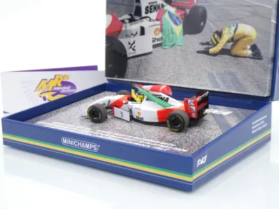 Preview: Minichamps 530934305 # McLaren MP4/8 F1 Imola 2024 " Vettel Senna Tribute " 1:43