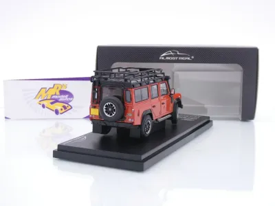 Preview: Almost Real 410301 # Land Rover Defender 110 Adventure Edition Baujahr 2015 " kupfermetallic-schwarz " 1:43