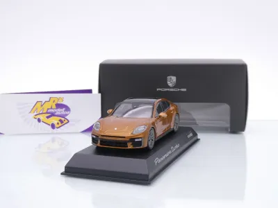 Norev WAP0200920SPAN # Porsche Panamera Turbo E-Hybrid G3 Baujahr 2024 " Madeiragoldmetallic " 1:43