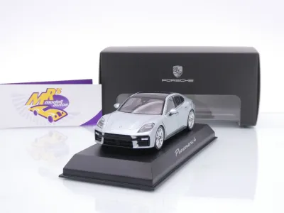Norev WAP0200910SPAN # Porsche Panamera 4 E-Hybrid (G3) Baujahr 2024 " Dolomitsilber-metallic " 1:43
