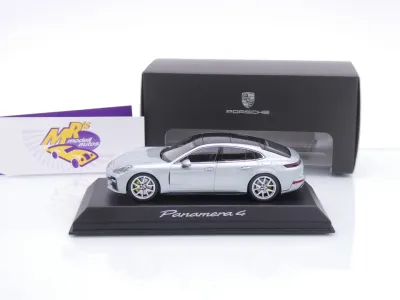 Preview: Norev WAP0200910SPAN # Porsche Panamera 4 E-Hybrid (G3) Baujahr 2024 " Dolomitsilber-metallic " 1:43