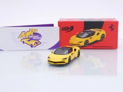BBR Models BBRFER64031 # Ferrari SF90 Baujahr 2024 " Giallo Modena " 1:64