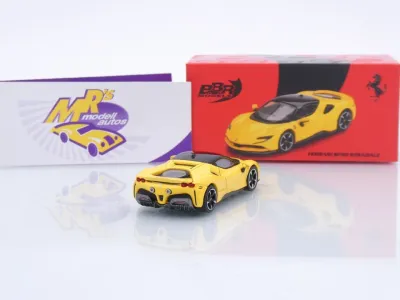 Preview: BBR Models BBRFER64031 # Ferrari SF90 Baujahr 2024 " Giallo Modena " 1:64